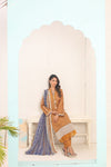 DP-V1-03 Three-Piece Stitched Lawn Suit