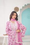 DP-V1-11 Three-Piece Stitched Lawn Suit