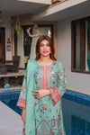 LaserKari Lawn Embroidered - D10