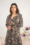 Midnight Bloom Jacquard Printed Set | 2PC