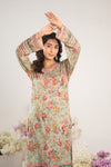 Sea Foam Jacquard Printed Set | 2PC