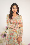 Sea Foam Jacquard Printed Set | 2PC