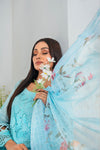 DNQH-V2-10 Premium Lawn Chikankari Suit