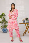Pinky Bloom Co-ord Set | 2PC