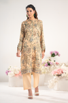 BLUSH PEACH JACQUARD PRINTED SET | 2PC