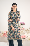 BLACK SLATE JACQUARD PRINTED SET | 2PC