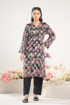 BLACK JEWEL JACQUARD PRINTED SET | 2PC