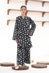 Ebony Bloom Co-Ord Set | 2PC