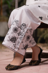 White Blossom Emb Co-Ord Set | 2 PC
