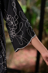 Midnight Vine Emb Co-Ord Set | 2 PC