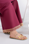 Ruby Bloom Emb Co-Ord Set | 2 PC