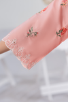 Peach Blossom Emb Co-Ord Set | 2 PC