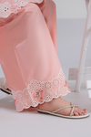 Peach Blossom Emb Co-Ord Set | 2 PC