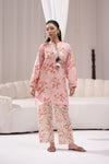 Pink Creamy Co-Ord Set | 2PC