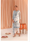Design 7 - Aqua Pearl (Unstitched)